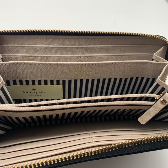 Kate Spade Beige & Black Colorblock Cameron Street Maise Satchel w/ Wallet - Picture 10 of 11